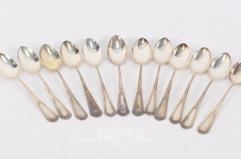 12 dekorative Teelöffel