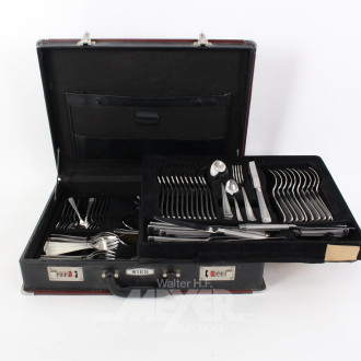 Gr. Besteck-Set für ca. 12 Personen im Koffer