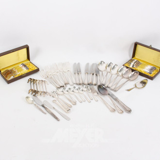 Essbesteck BSF sowie weitere Besteckteile