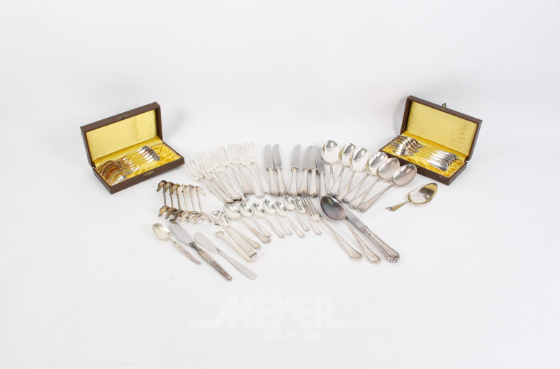 Essbesteck BSF sowie weitere Besteckteile