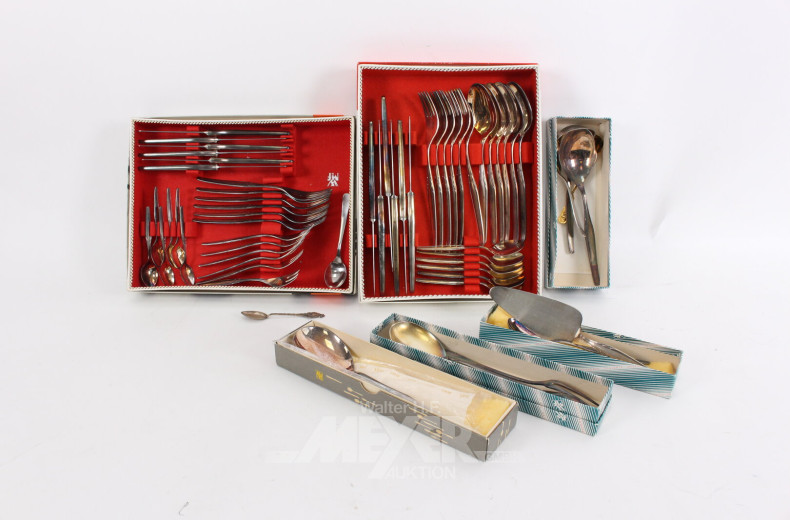 Kaffee- u. Essbesteck für 6 Personen