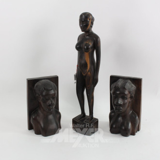 Holzfigur "Afrikanerin"
