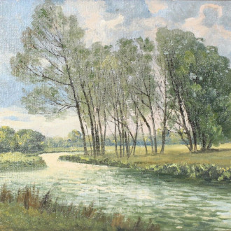 Gemälde  "norddeutsche Landschaft"