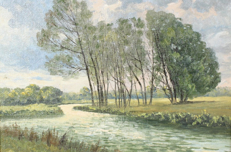 Gemälde  "norddeutsche Landschaft"