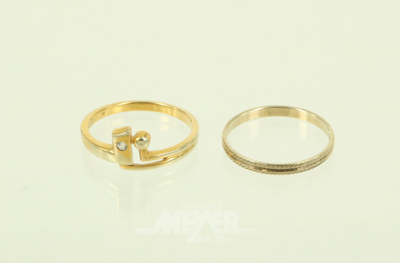 2 Damenringe