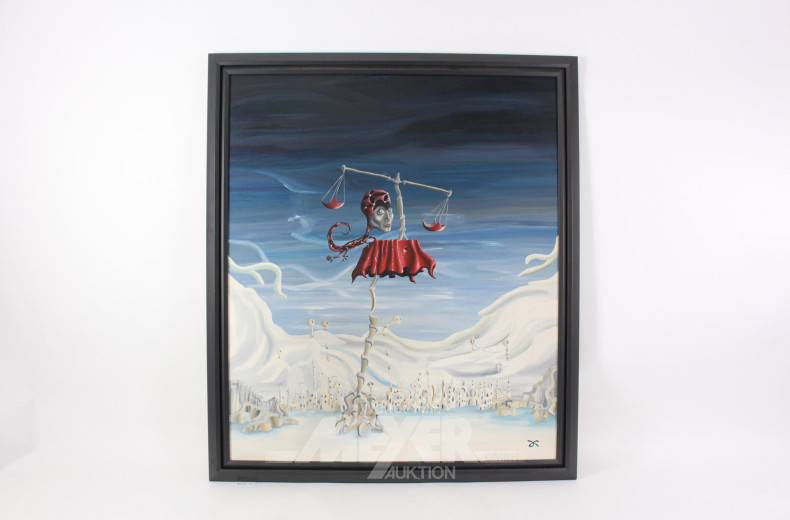 Gemälde "Modulierte Kommunikation"