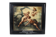 Gemälde "Mythologische Szene begleitet von Puttis"