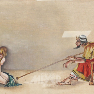 Stoffbild "Die jungfräuliche Gefangene"