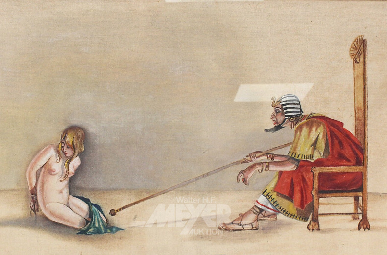 Stoffbild "Die jungfräuliche Gefangene"