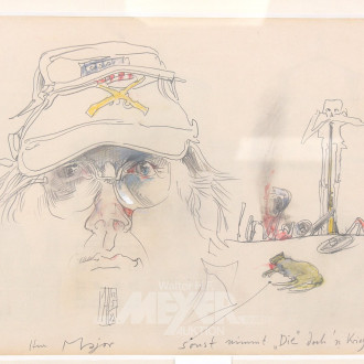 Graphik "Selbstportrait"