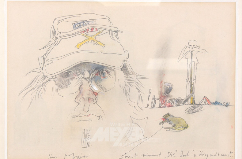 Graphik "Selbstportrait"