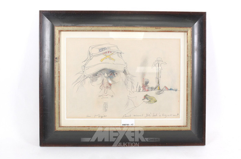 Graphik "Selbstportrait"