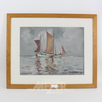 Gemälde "Fischerboot"