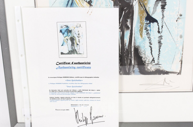 Lithographie 'Don Quijote'