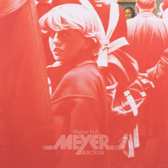 großformatige Fotographik 'Louvre - La Gioconda'