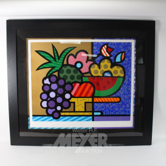 Serigraphie 'Bowl of fruit'