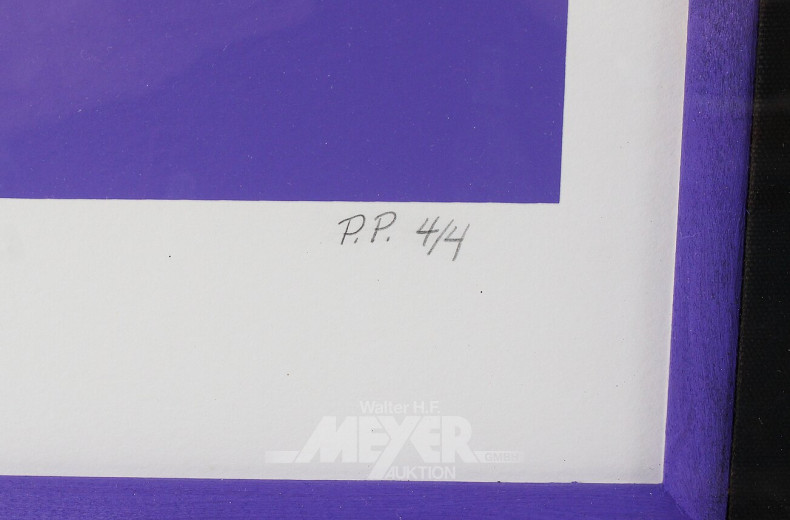 Serigraphie 'Bowl of fruit'