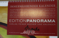 Immerwährender Künstlerkalender im Großformat