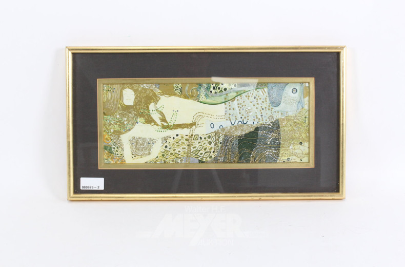 Kunstdruck "Liegende Dame"