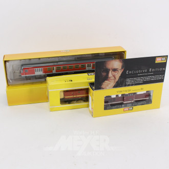 2 Loks u. 1 Steuerwagen