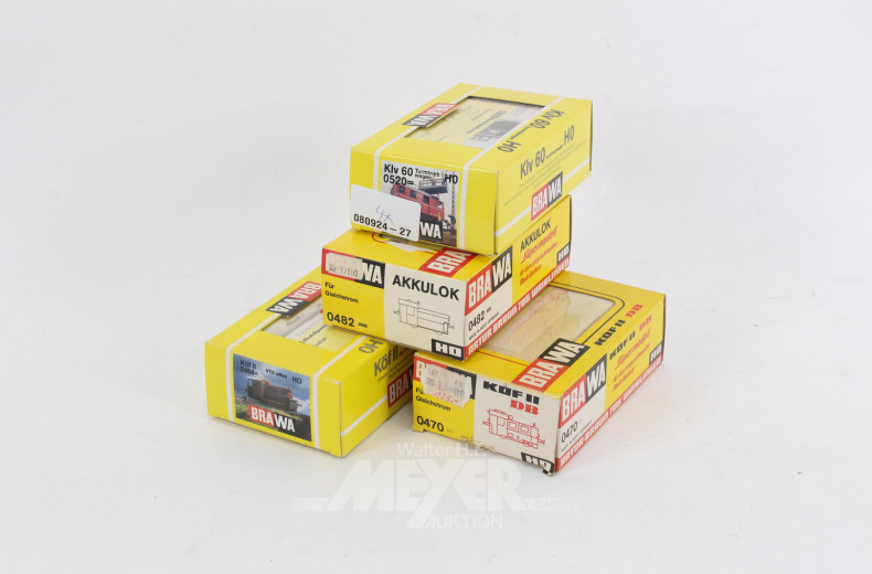 3 Loks u. 1 Turmtriebwagen