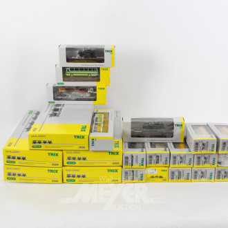 Posten Güterwaggons u. Wagensets