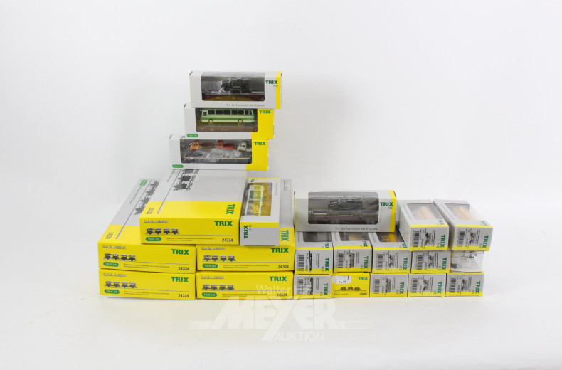 Posten Güterwaggons u. Wagensets