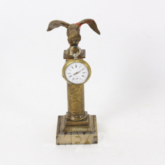 franz. Uhrenhalter "Adler", inkl. kl. Taschenuhr