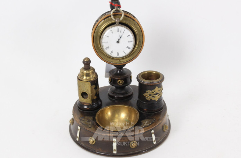 Taschenuhrenhalter als "Herrengarnitur", 19. Jh.