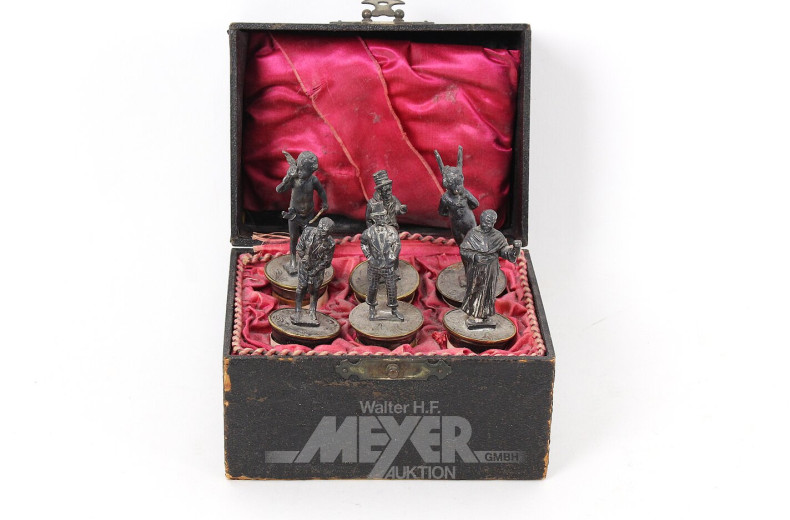 Flaschenkorkenset, 6-tlg. "Zinnfiguren"