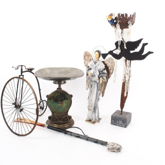 Konvolut Dekorationen u. Hausrat, u.a.