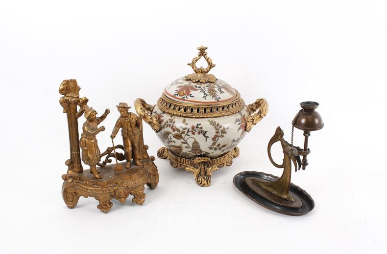 3 versch. Dekorationsartikel