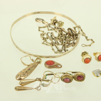 Konvolut Zahn- u. Altgold, best. aus: