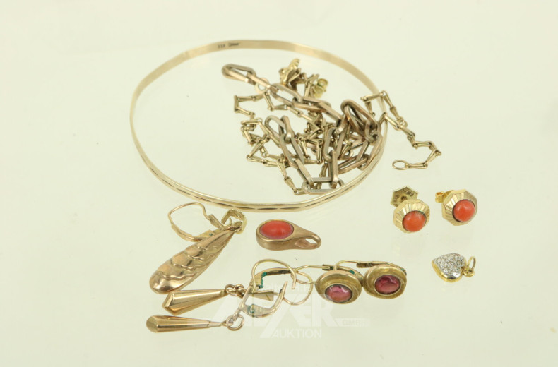 Konvolut Zahn- u. Altgold, best. aus: