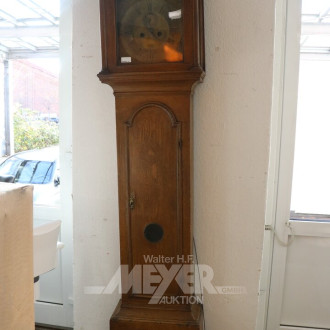 Standuhr England/London mit Messingziffernblatt