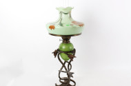 Tischpetroleumlampe im Jugendstil
