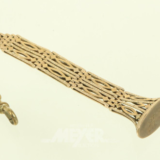 Chatelaine mit Monogramm "E.V."