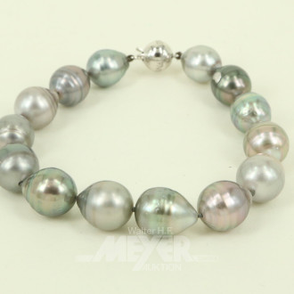 Tahitiperlen-Armband von ADRIANA mit Schließe in 585 WG