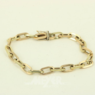 Gliederarmband, hohl gearbeitet