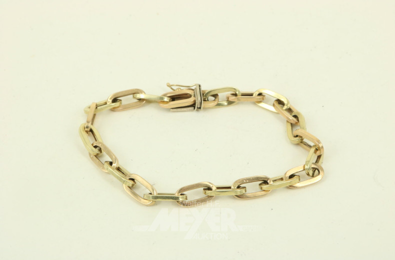 Gliederarmband, hohl gearbeitet