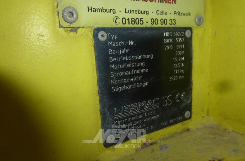 Vertikal-Mauersteinbandsäge