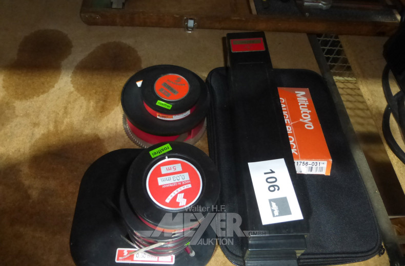 Posten div. Fühlerlehrenbänder