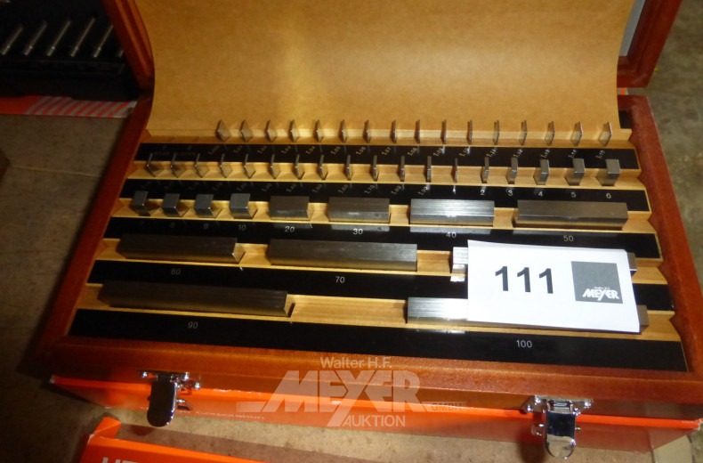 Parallelendmaßkasten, neuwertig