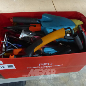 gr. Posten Gartenhandwerkzeuge, best. aus:
