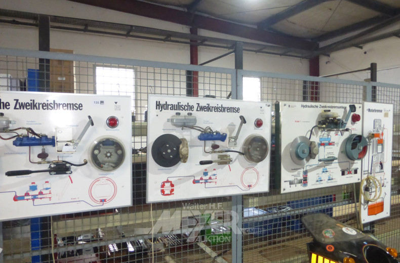 4 Schaubilder "Hydr. Zweikreisbremse und Motorbremse"