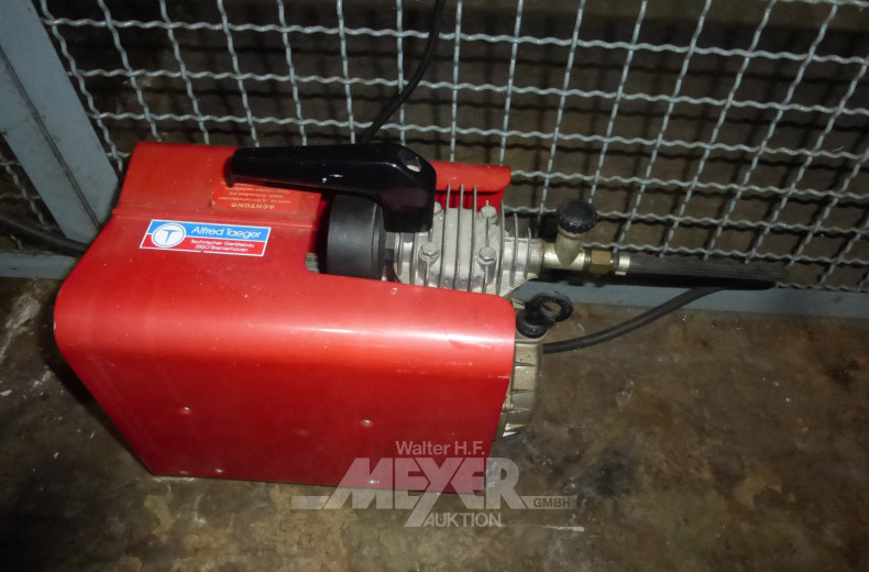 gr. Demonstrationsmodell "Zweikreis-Zweileitungs Druckluftbremse mit Anhänger", inkl. Kompressor