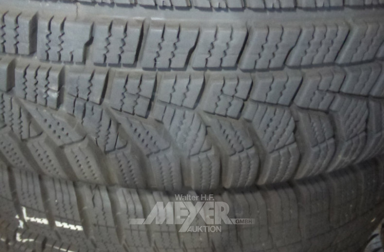 Satz Alufelgen  CONTINENTAL, M & S, für MB aktuelle B-Klasse, 205/55 R17