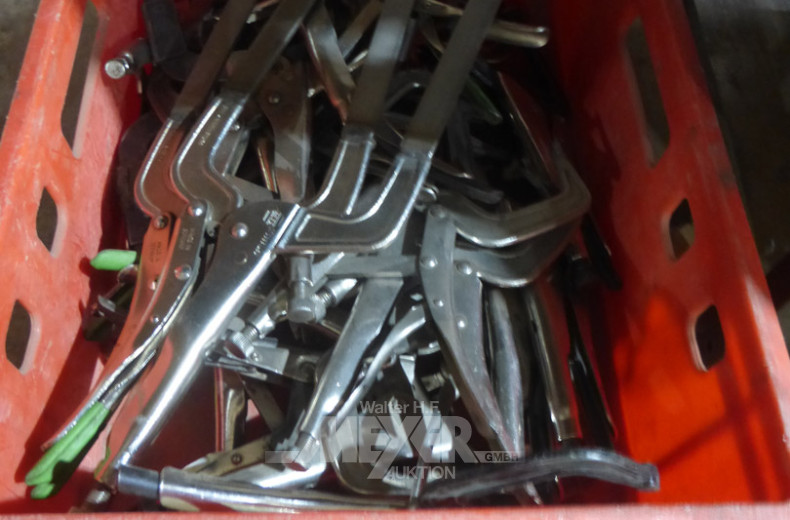 Posten Karosserie- und Grippzangen sowie Schweißzangen