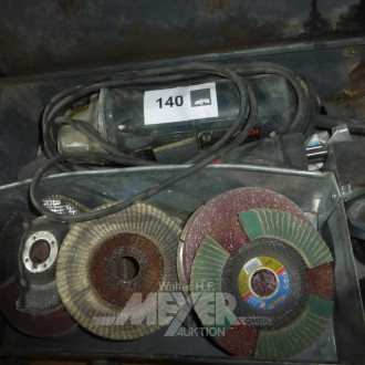 Winkelschleifmaschine im Koffer