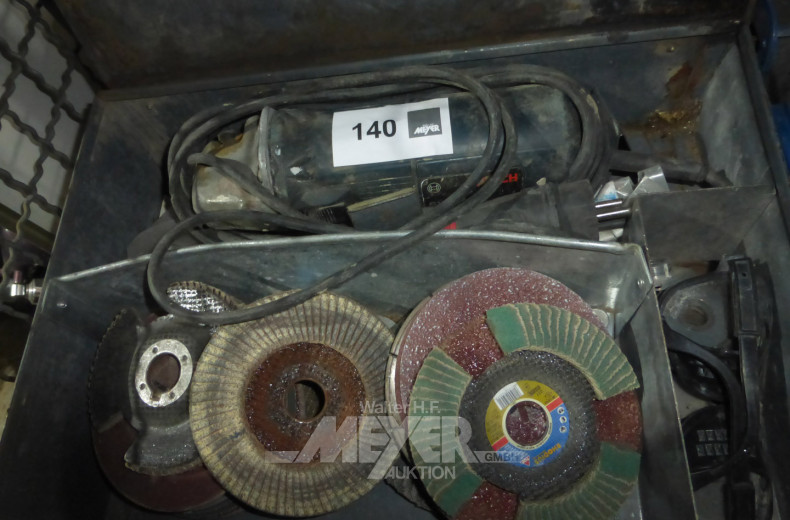 Winkelschleifmaschine im Koffer